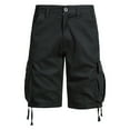 thumbnail image 1 of ZVNAΖH Men's Premium Twill Cargo Shorts Lightweight Multi Pocket Casual Outdoor Below The Knee Shorts, 1 of 8