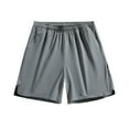 thumbnail image 1 of ZVNAΖH Mens Drawstring Athletic Shorts Ice Silk Quick Drying Stretch Shorts, Iced Active Shorts, Comfy Running Shorts, 1 of 5