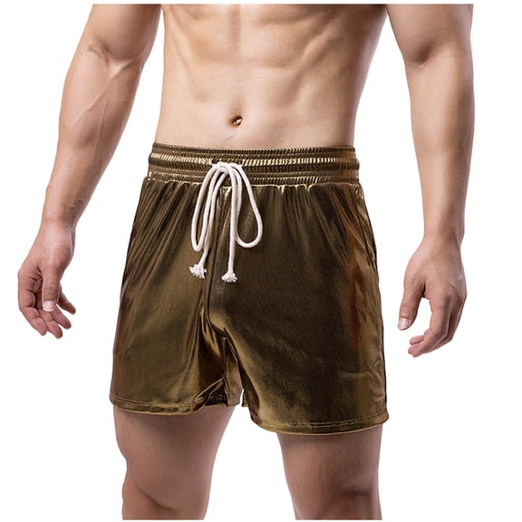ZVNAΖH Silk Pajama Shorts for Men - Sleep Shorts, Pj Bottoms, Lounge Shorts, Boxer Shorts