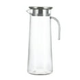 thumbnail image 1 of Clearance! Zainafacai Cold Water Bottle Ice Tea Pitcher for Fridge Cold Drink Pitcher Lemonade Dispenser Small Containers Wine Refrigerator Water Pitcher With Lid Water Jug Acrylic Japanese, 1 of 6