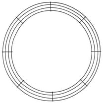 Clearance! Zainafacai Pendant Wire Wreath Frames 16 Inch Metal Floral Rings for Front Door Decor Diy Projects Wall Hanging Crafts Room Decor Black