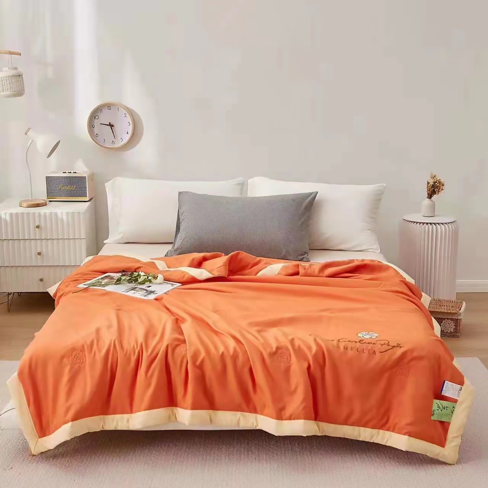 Clearance! Zerbueate Summer Cooler Quilt For Hot Sleepers And Night Sweats Ice Blanket For Sleeping Cooler Comforter Double Cold Effect Blanket Cooler Fiber Ice Blanket For All Season Lightweight