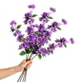 thumbnail image 1 of Clearance! Zguuel Artificial Purple Bougainvillea Flowers, 90cm Silk Bougainvillea Branches, UV Resistant Purple Flowers for Indoor Outdoor Home Garden Wedding Party Decor, 1 of 5