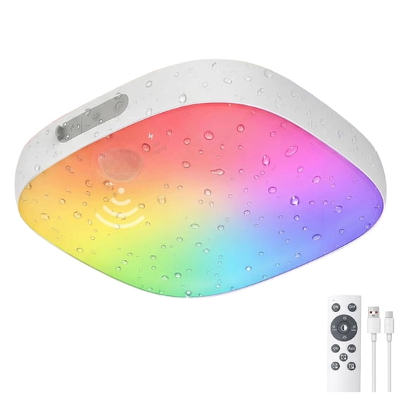 Clearance! Zguuel Waterproof LED Shower Light, Bathroom Ceiling Recessed Light Fixture for Wet Locations, Moisture Resistant LED Lamp for Shower Area Bathroom