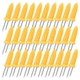 thumbnail image 1 of Clearance! Zuioae Barbecue Fork, 30 X Stainless Steel Corn Cob Holder Impale the Pins On the Holder To Each Side of Corn Cob's Ears and Hold Onto the Handles of the Corn Holders for Eating, 1 of 8