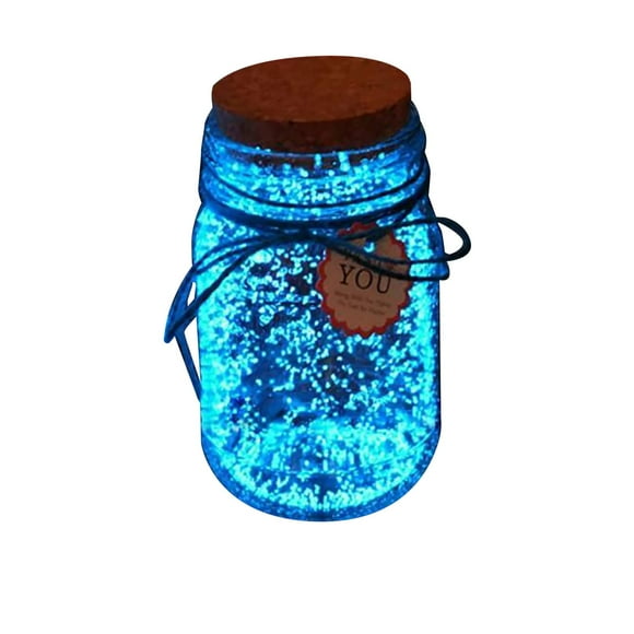 Clearance! Zuioae Glow in the Dark Gravel Fish Tank Aquarium Gravel Sand Decorative Gravel Rocks Aquarium Gravel Stones for Home and Fairy Garden Decoration (Sky Blue), Long-Lasting Luminous Gravel
