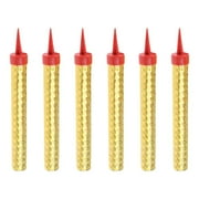 Clearance! Zuioae King of Sparklers Pack of 6 Gold Wrapping Sparkling Candles for Bottle Service Birthday Wedding Sweet 16 Party Candle (Pack of 6 Gold), Creative Candles (Qty: 6 Candles)