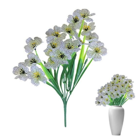 Clearance! a Bunch of Artificial Flowers Is Used for Outdoor Decoration Artificial Flowers Artificial Plants Colorful Daisies Flowers Are Realistic