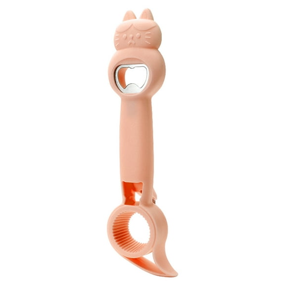 Clearance! a Creative Multi Purpose Beverage 4 in 1 Can Opener Lid Opener Kitchen Tool, Four-In-One Beer Cap Screwer A, 1Pc Bottle Opener