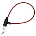 thumbnail image 1 of Clearance,aoksee accessories Cycling 8x640mm Cable AntiTheft Safe Lock with 2 Keys Red, Gift for Men/Boys/Teens, 1 of 5
