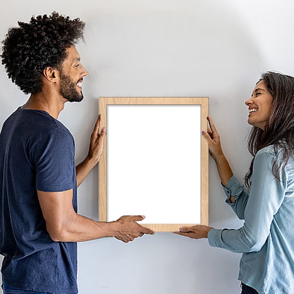 Clearance aoksee Home Decor, 9x7 Picture Frame Display Pictures 6x8 With Mat Or 9x7 Without Mat Wall Hanging Photo Frame For Wall Mounting Display Photo Frames, Family Gifts