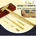 thumbnail image 1 of Clearance, aoksee Home Tool 5 In 1 Multifunction Copper Hammers, Screwdriver for Women/Men, 1 of 6