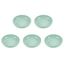Clearance,aoksee Kitchen Gadgets, 5PCS Dinner Plates - 5.7Inch Impregnable Dinner Plates Set Of 5 - Dishwasher & Microwave Safe Plastic Plates Reusable - Lightweight Plates For Kitchen,camping