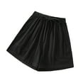 thumbnail image 1 of Clearance asdoklhq Plus Size Pants for Women,cotton linen shorts loose high waist casual wide legged Pants hot Pants, 1 of 4