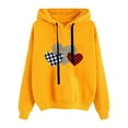 thumbnail image 1 of Clearance asdoklhq Womens Plus Size Tops Clearance,Women's Hoodie Printing Loose Casual Long Sleeve Sweatshirt Tops, 1 of 2