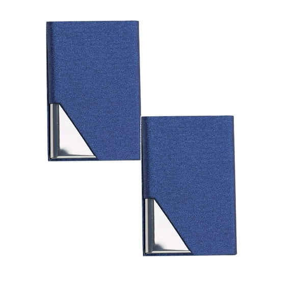 Clearance business card holder under $5,Stainless Steel Multi Card Case Holder Wallet Credit Card ID Case Holder For Men & Women Black 2PC