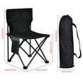thumbnail image 1 of dongrere Portable Camping Chair, Outdoor Folding Chair with Soft Padded Seat, Lawn Chair Fishing Chair Home Excursion Multifunctional Leisure Sketching Chair, 1 of 6