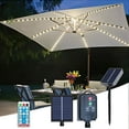 thumbnail image 1 of dongrere Solar Patio Umbrella Lights,8 Lighting Modes String Lights with Clip,Umbrella Pole Lights Solar Powered for Outdoor Patio Beach Tent Garden Party Decorate Warm White, 1 of 9