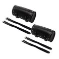 thumbnail image 1 of Clearance equipment package under $10,Motorcycle Handlebar Bag Saddlebags PU Leather Handmade Motorcycle Fork Bag Roll Durable Storage Tool Pouch With Straps For Men Women 2PC, 1 of 9