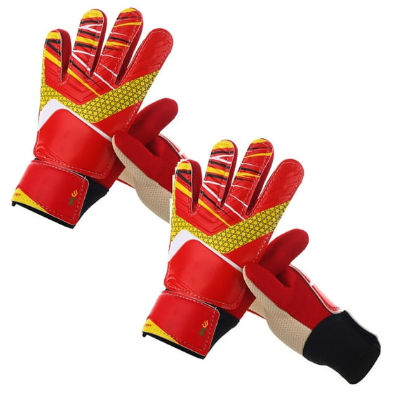 Clearance hand protector under $20,Soccer Goalkeeper Gloves 1 Pair Goalkeeper Gloves Breathable Impact Non Slip Texture Football Training Gloves Gloves For Kids 2PC