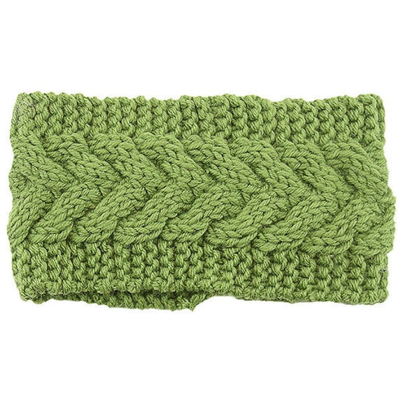 Clearance! headbands for women headbands for women non slip Unisex Elastic Knitted Thermal Head Hairband Sweet Girls Sport Hair Accessories Big sales Green