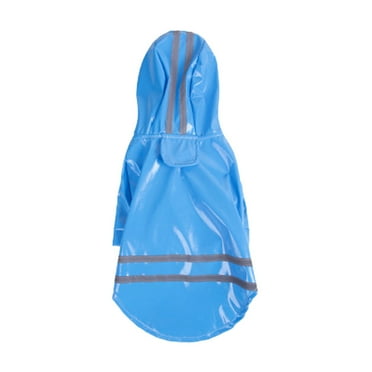 Clearance items! JGF844 Pet Dog Hooded Raincoat Pet Puppy Dog Jacket Outdoor Coat