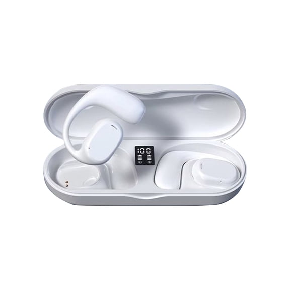 items for Open-Ear Headphones, Ultra-Comfort, Lightweight Design, Snug Fit, Ergonomic Ear Hooks, Robust Bass, 36H Playtime, Bluetooth 5.3, App Control, Clear Calls, Wireless Earbuds