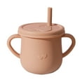 thumbnail image 1 of Clearance items! Silicone Cups With Straw Feeding Cups With 2 Handles And For Infants Random Designss For Drinks And Snacks, 1 of 5