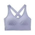 thumbnail image 1 of FAHXNVB Sports Bra for Women Padded Medium Support Crisscross Back Workout Yoga Bra Seamless High Impact Exercise Athletic Bras, 1 of 5