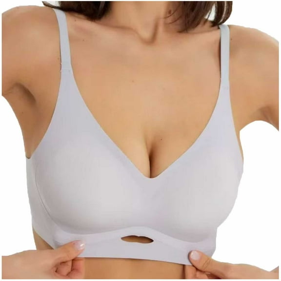 FAHXNVB Womens Seamless Bra No Underwire Comfort Push Up Bras Seamless Buttery Soft Wireless Full Coverage Sport Everyday Bra