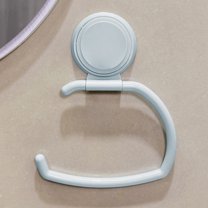 kchsji Suction Cup Towel Rack, Strong Suction Cup Towel Rack - Multifunctional 18cm Holder for Kitchen/Bathroom, No Drill Adhesive Design