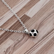 BITOPYTOPSIY Clearance lightning sale jewelry wear Soccer Balls Necklace For Men And Women Sport Football Charm Pendant Choker Chain Football Sports Jewelry Personality Football Necklace Creative Football Pendant