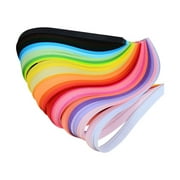 Clearance! lulshou 260PCS 26 Colours Quilling Strips Quilling Paper 10mm For Quilling Kit