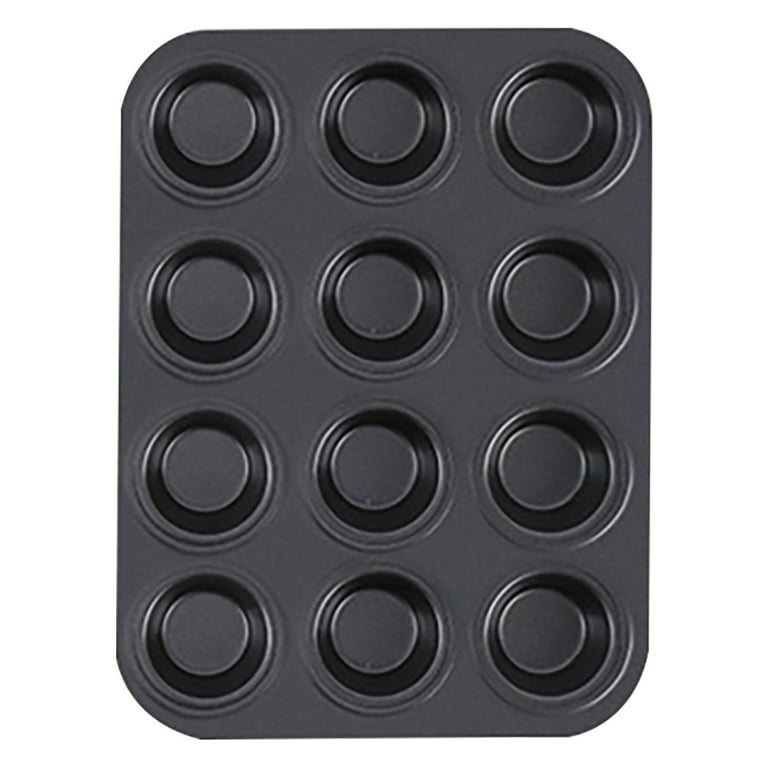 Clearance lulshou 4 6 9 12 Cup Cake Mould Muffin Pan Non Stick Baking Pans Easy To Clean