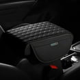 thumbnail image 1 of Clearance! lulshou Car Center Console Cover Pad Leather Auto Armrest Cover Car Armrest Box Mat with Added Storage Bag Personalized Classic Elbow Pad Arm Cushion Pads for SUV Truck, 1 of 6