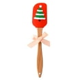 thumbnail image 1 of Clearance! lulshou Christmas Decorations Christmas Design Spatula Wooden Handle Silicone Scraper Kitchen Baking Tools New, 1 of 1