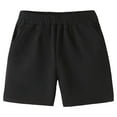 thumbnail image 1 of Clearance! lulshou Girls Shorts 3-13 Years Children's Fashion Solid Color Cute Loose Home Pants Shorts Black, 1 of 6