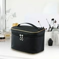 thumbnail image 1 of Clearance! lulshou Portable Makeup Bag with Large Storage Capacity, Exquisite and High-end Travel Storage Box, Wash Bag, 1 of 4