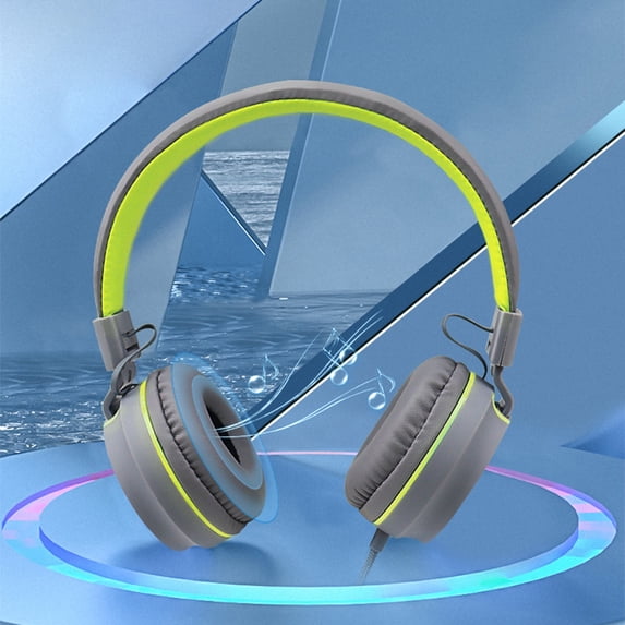 Clearance! lulshou Stereo Gaming Headset Noise Canceling Over-Ear Headset with Microphone Bass Surround Soft Memory Ear Cups for Computer