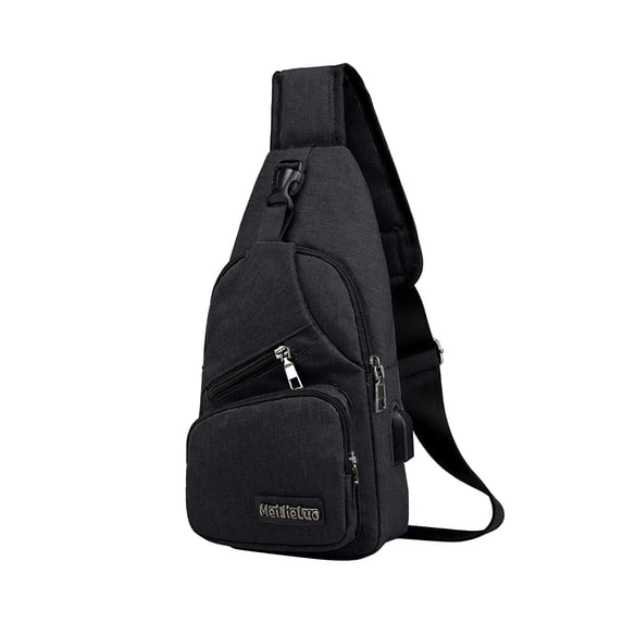 Clearance! lulshou Strap Bag Crossbody Backpack with USB Hole with Headphone Hole Strap Backpack Hiking Backpack Multipurpose Crossbody Chest Bag