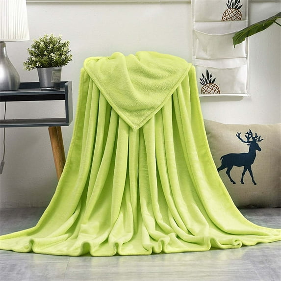 Clearance! lulshou Super Soft Warm Warm Micro Plush Fleece Blanket Throw Rug Sofa Bedding