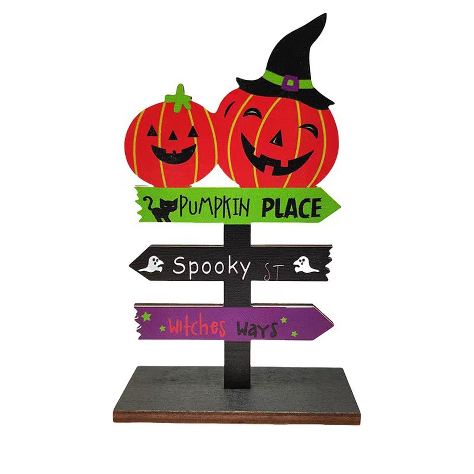 Clearance Deals!! Halloween decorations,Wooden Halloween Pumpkin