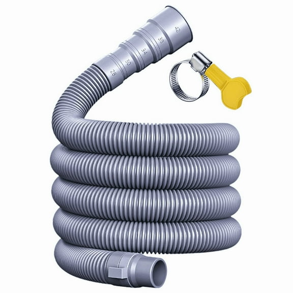 RV Sewer Hose Kit, Adjustable Adapter Sewer Pipe, RV Motorhome Sewer Hose, Leakproof Trailer Hose Kit, Space-Saving Sewer Pipe for RVs and Trailers