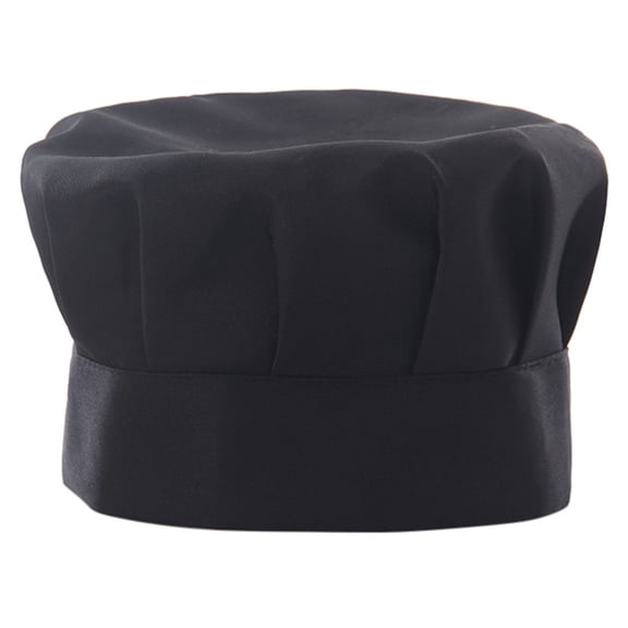 Clearance Promotion KULOKHUI Chef Hat Chef Hat Adult Adjustable Baker Kitchen Cooking Chef CapBlackOne Size