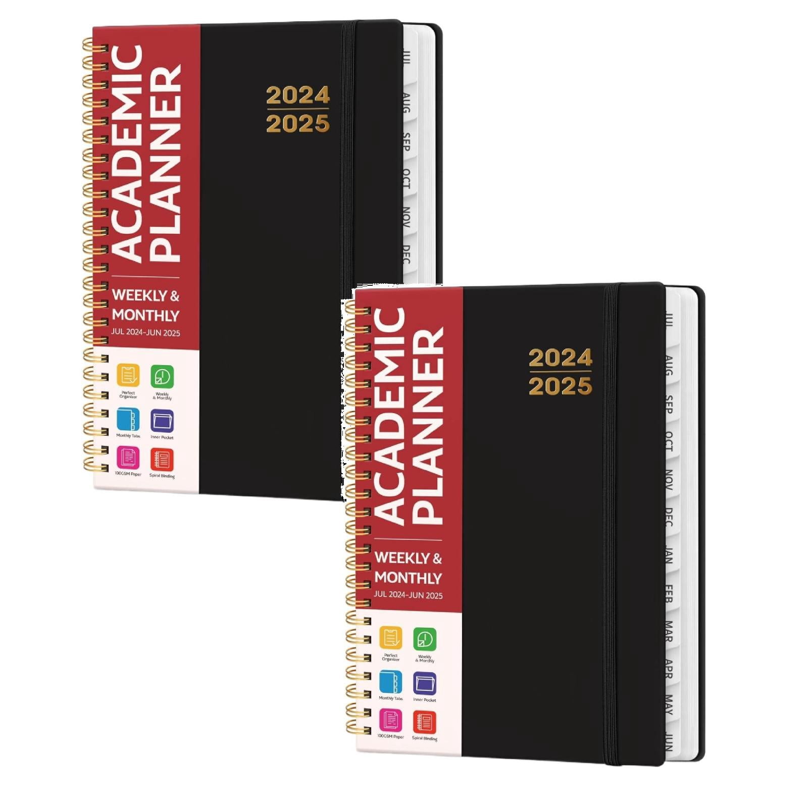 Clearance notebook for recording under $10,Academic Planner 2024 2025 For Women & Men Monthly And Weekly Calender Planner Jul 2024 Jun 2025 A5 (6.3" X 8.5") Teacher Planner 2024 2025 With Tabs I
