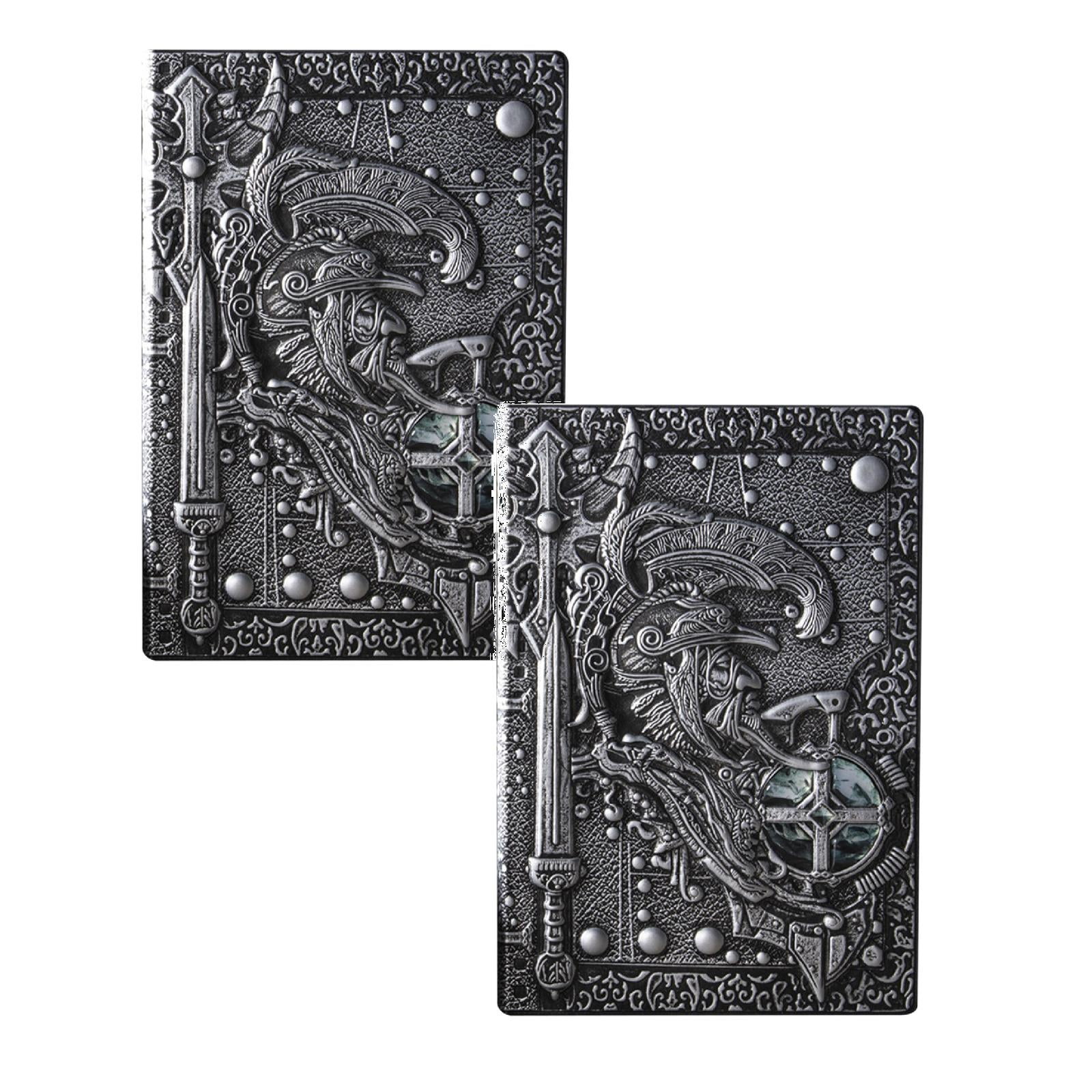 Clearance notebook for recording under $20,European General Retro Notebook Business Handbook PU Notepad Providing A Good Experience For Your Daily Use. 2PC
