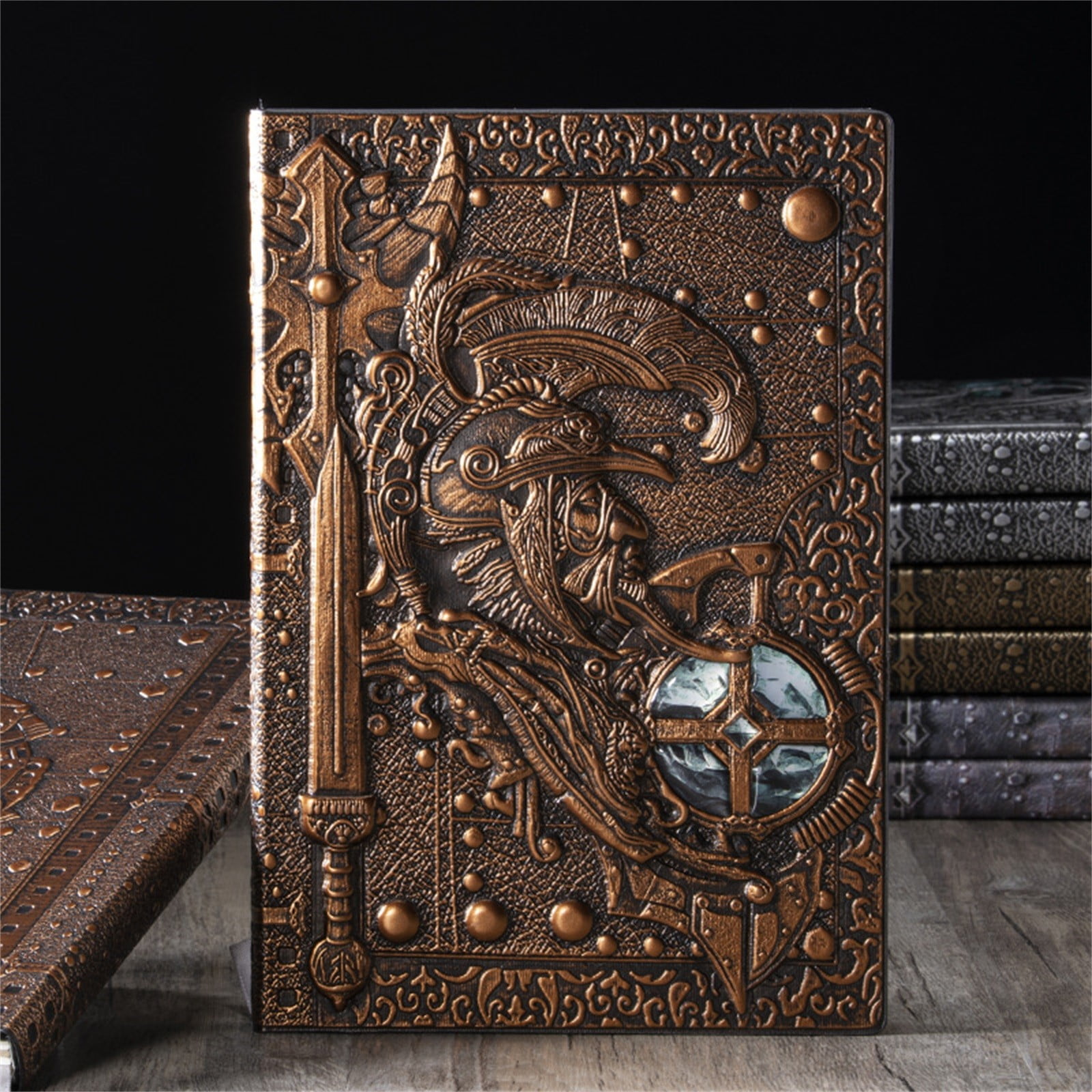 Clearance notebook for recording under $6,European General Retro Notebook Business Handbook PU Notepad Providing A Good Experience For Your Daily Use. 1PC