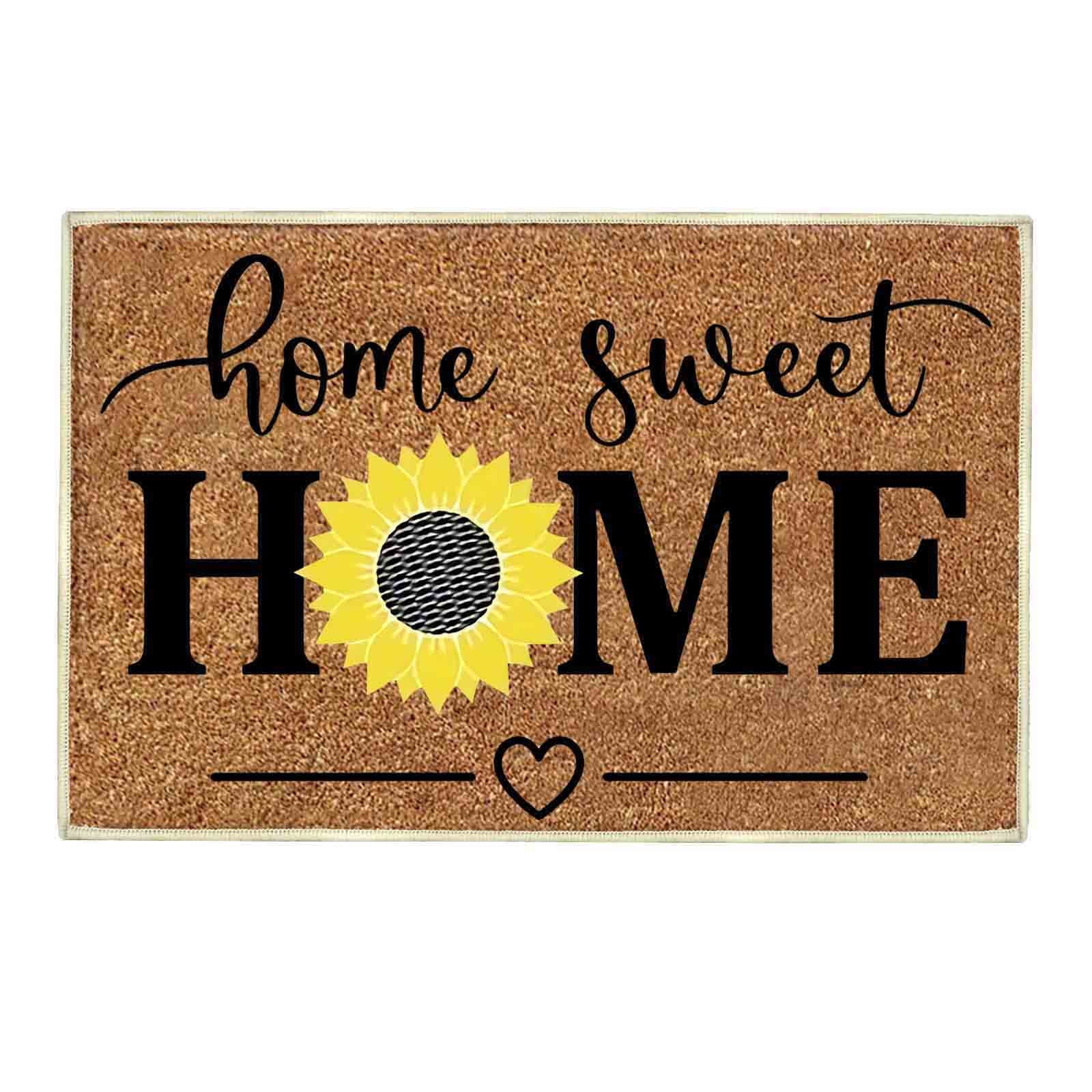 Clearance,npkgvia Sunflower Door Mats Sunflower Mat Outdoor Rug