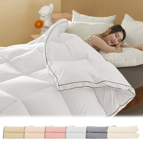 Clearance of savings! Quilts for Queen Bed Machine Washable Lightweight Quilt - Ideal For AirConditioned Rooms All-Season Cool Easy Care