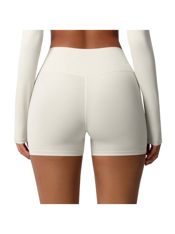 Biker Shorts Women - 3" High Waisted Tummy Control Spandex Booty Shorts Workout Gym Yoga Shorts for Dance